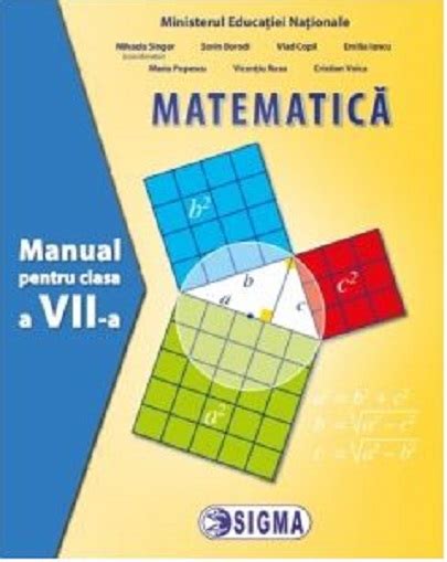 Manual De Matematica Pentru Clasa A Vii A Mihaela Singer Sorin