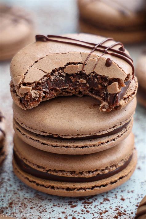 Chocolate Macaron Recipe Simply Home Cooked