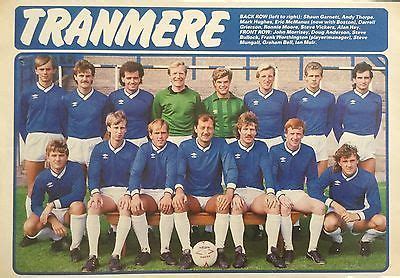 Tranmere Rovers team group in 1986-87. | Fodbold, England