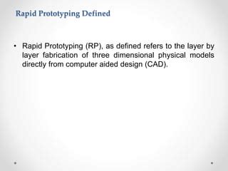 Rapid Protyping Additive Manufacturing Pptx