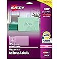 Avery Clear Easy Peel Shipping Labels For Laser Printers Labels