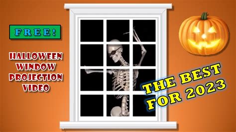 Halloween Window Projection Youtube