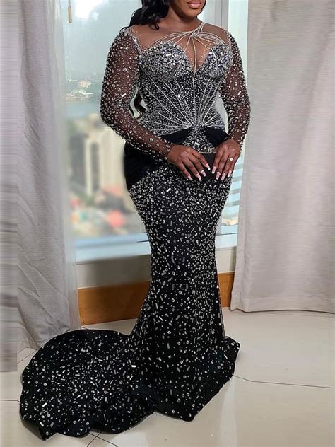 Asoebi Elegant Plus Size Gown