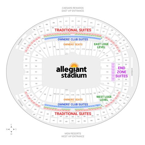 Allegiant Stadium Calendar