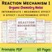 Reaction Mechanism Organic Chemistry Orgo Ochem Handwritten