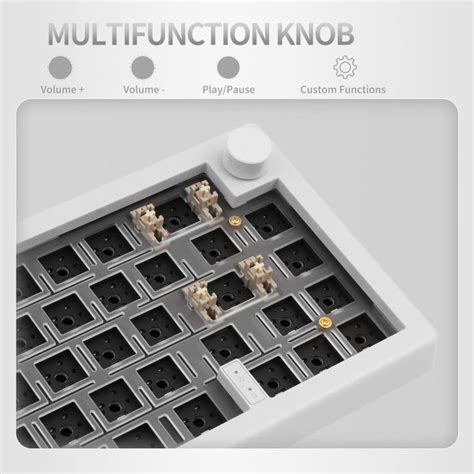 Epomaker Ek Bluetooth Gaming Keyboard Diy Kit Hot Swappable Gasket Mount Pcb Mounting