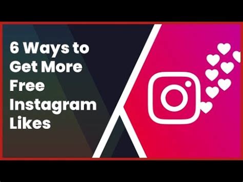 6 Ways To Get More Free Instagram Likes YouTube