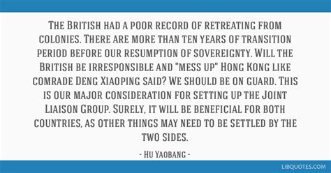 The British had a poor record of retreating from colonies....