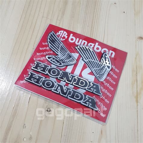 Jual Emblem Tangki Cb100 1set Logo Emblem Tangki Cb100 Galatik Emblem