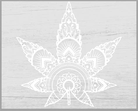 Weed Mandala Svg Weed Zentangle Svg Cannabis Svg Weed Svg Etsy Australia