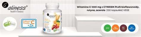 Witamina C 1000 mg z Cynkiem Bioflawonoidy Rutyna Acerola Odporność