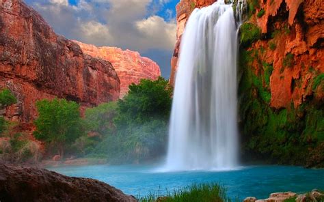 Havasu Falls Arizona Usa Wallpapers Hd Desktop And Mobile Backgrounds