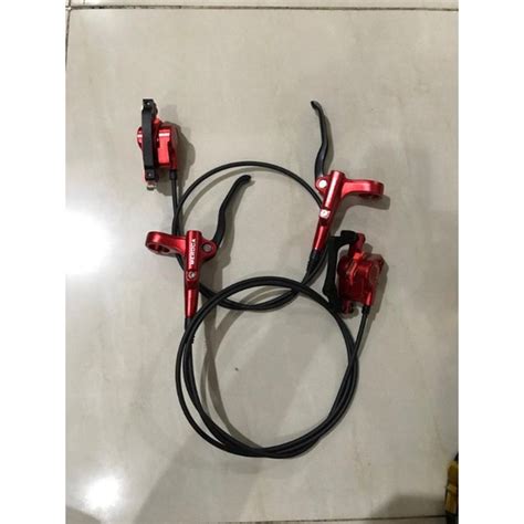 Jual Meroca Brakeset Hd M Rem Hidrolik Hydraulic Discbrake Sepeda