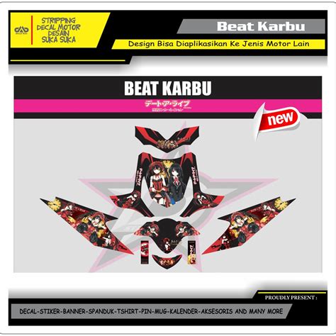 Jual Stiker Decal Honda Beat Karbu Full Body ANIME Shopee Indonesia