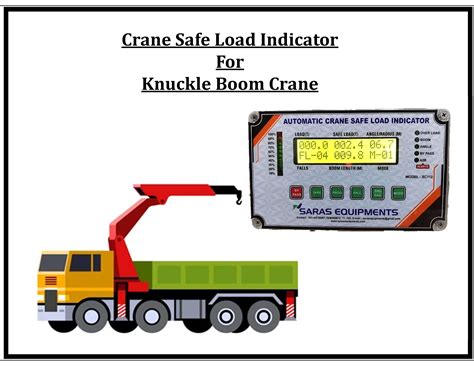 Automatic Safe Load Indicator For Hydra Crane Automatic Safe Load