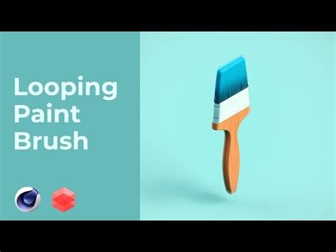 (1068) Paint Brush Animation | Breakdown #7 (Cinema 4D, Redshift ...