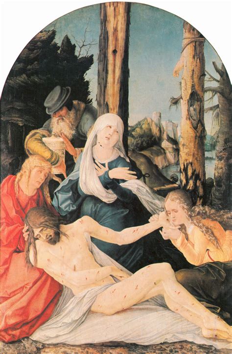 Großbild Hans Baldung Beweinung Christi