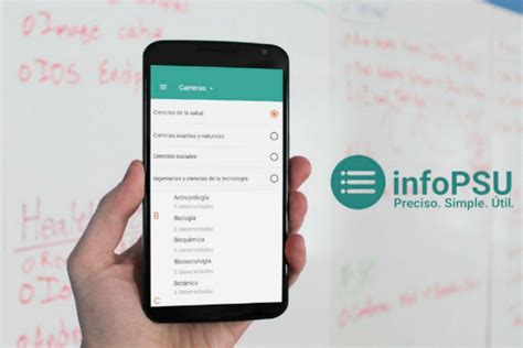 Descarga InfoPSU la novedosa aplicación para todos los que rendirán la
