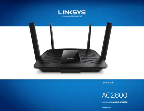 LINKSYS EA8500 LINKSYS DUAL BAND WIRELESS AC ROUTER User Manual