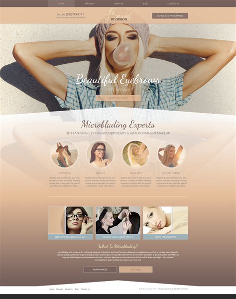 Salon Website Templates