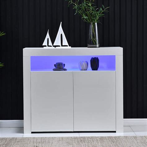 Sideboard Kommode Anrichten Schrank Mit Led