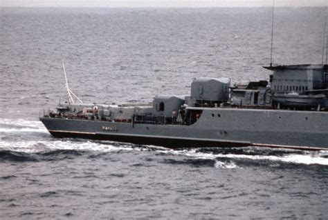 A Starboard Aft View Of The Soviet Krivak Ii Class Guided Missile