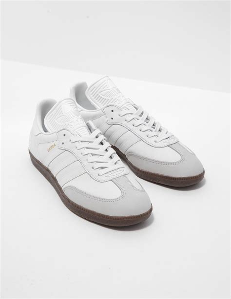 Adidas Originals Leather Mens Samba Og White For Men Lyst