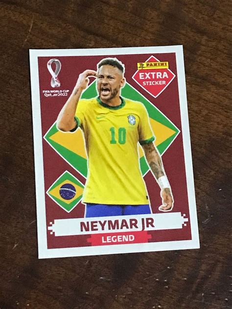 Figurinha Extra Copa Neymar Base Livro Panini Nunca Usado