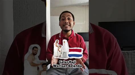 Sejarah Gelar Haji Di Indonesia Shorts Youtube