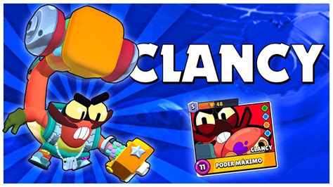 CLANCY O NOVO BRAWLER MÍTICO DO BRAWL STARS YouTube