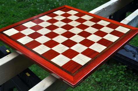 Chess Board Padauk Curly Maple And Wenge By Sweet Hill Wood 2 Squares Sweethillwood Home