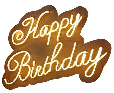 LED Acrylic Happy Birthday Neon Sign Board For Promotion At Rs 1000 Sq