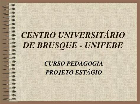 Ppt Centro Universit Rio De Brusque Unifebe Powerpoint Presentation