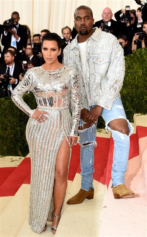 2016: Balmain (With Kanye West) from Kim Kardashian's Met Gala Looks ...