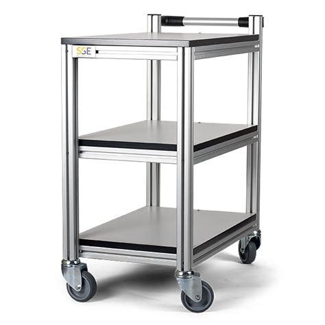 Esd Trolley Mw Aluminium Static Safe Environments