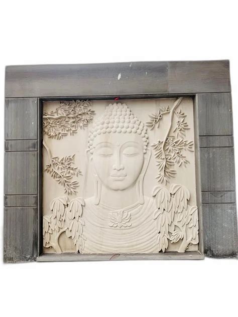 Rectangle Polished Buddha Stone Wall Mural For Home Decor At Rs 1800