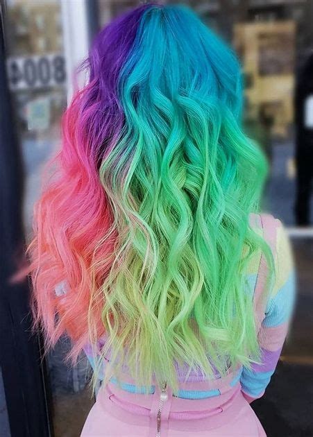 Pin De Shippley En Hair Ideas De Cabello Teñido Cabello Multicolor