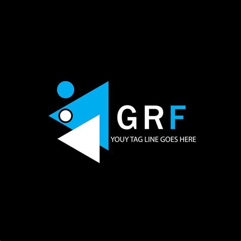 GRF letter logo creative design with vector graphic 7927303 Vector Art ...