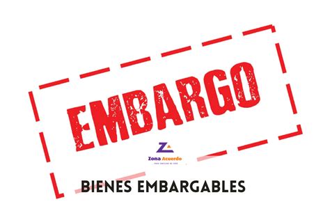 Cuáles son los bienes embargables