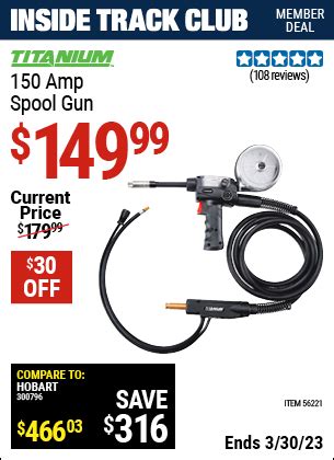 Titanium A Spool Gun For Harbor Freight Coupons