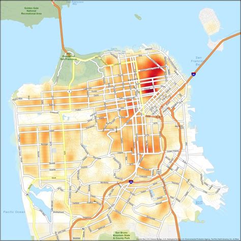 San Francisco Crime Map GIS Geography