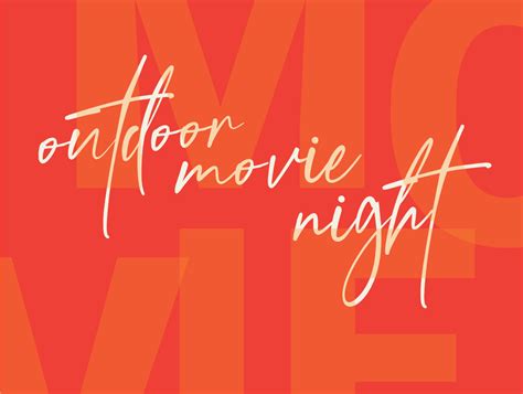 Outdoor Movie Night By Haley On Dribbble