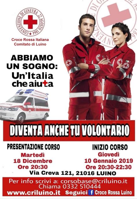 Luino Al Via Il Prossimo Corso Per Diventare Volontari Della Croce