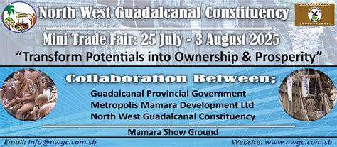 mini trade fair  north west guadalcanal