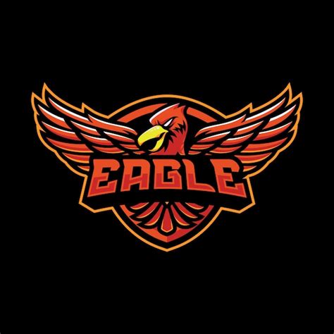 Premium Vector | Eagle mascot logo design