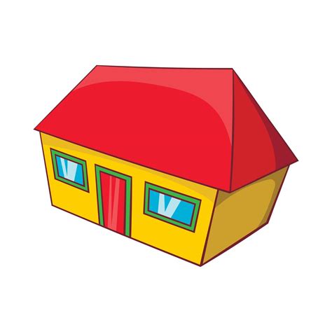 Real estate icon, cartoon style 14489870 Vector Art at Vecteezy