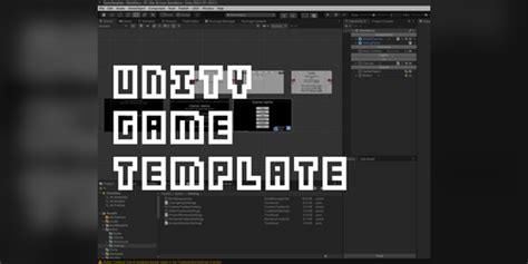 Unity Game Template By Teamon