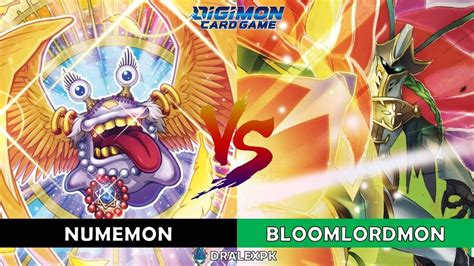 Digimon Tcg Numemon E Vs Bloomlordmon Bt Youtube