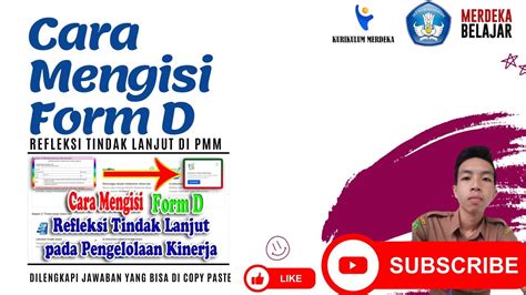 Finish Cara Guru Mengisi Refleksi Tindak Lanjut Formulir D E Kinerja