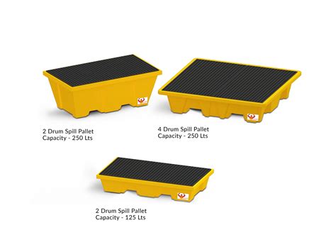 Drum Spill Pallets | Spill Containment Pallets Manufacturers & Supplier ...